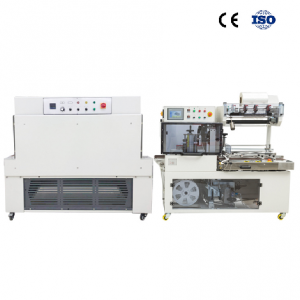 Selladora-En-L-Automatica-Para-Productos-Largos-DQL6025G-Y-Tunel-De-Calor-DSE6030